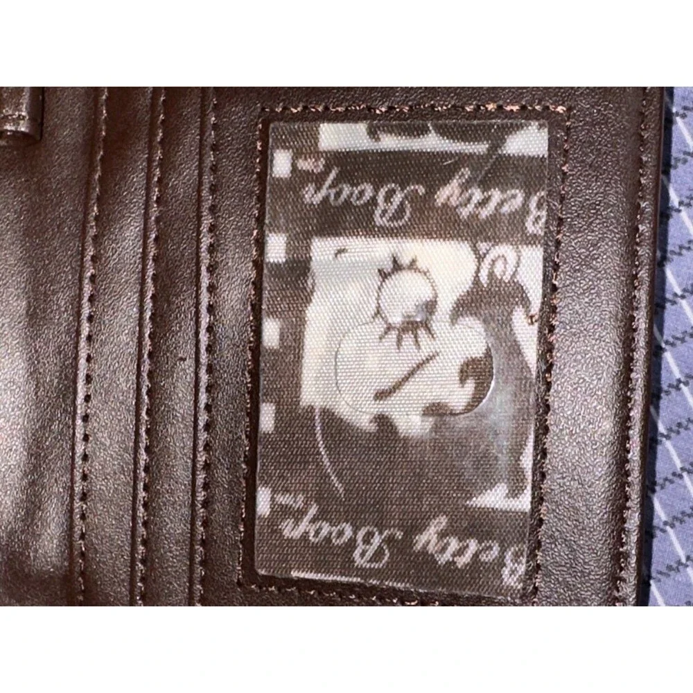 Betty Boop Gold Studded Tri-Fold Wallet MB-